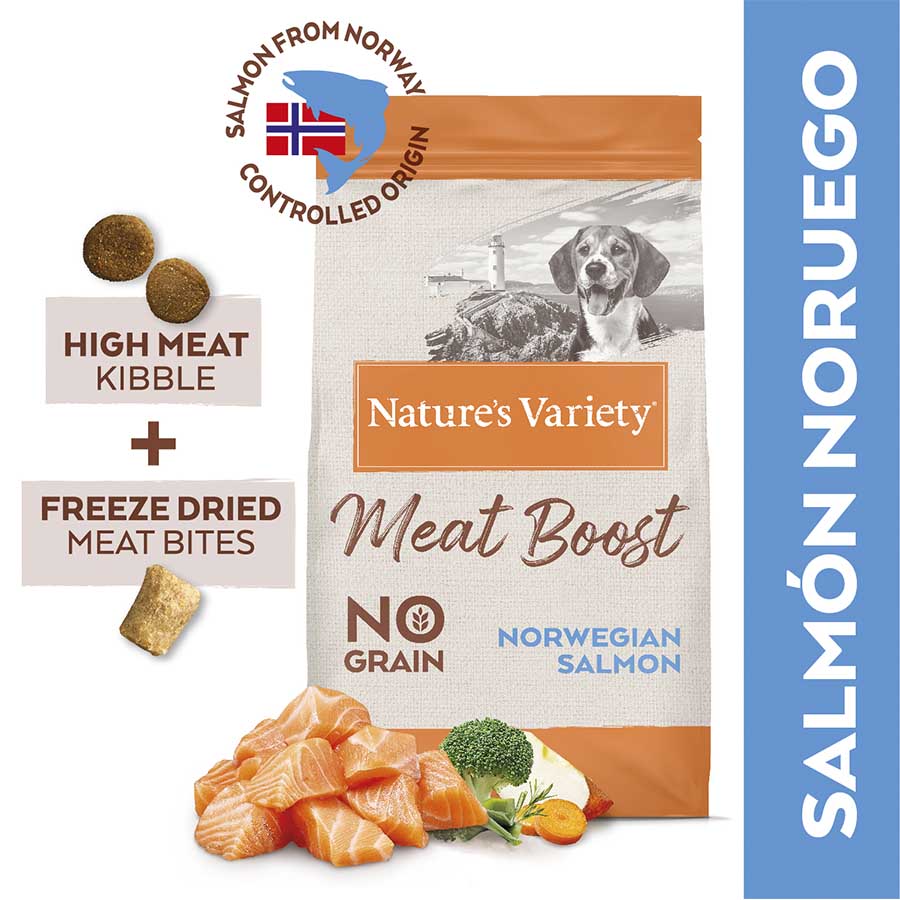 Nature's Variety Selected Meat Boost Adult Salmón image number null